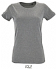 Camiseta Mujer Regent Fit Sols - Color Gris Mezcla